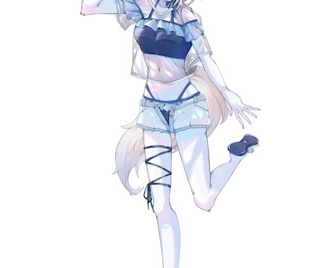 女性キャラクターの立ち絵を制作いたします イメージ1
