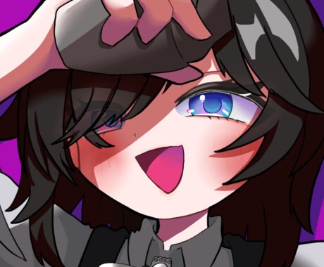 商用利用可￤POPなバストアップイラスト描きます SNSアイコンやサムネなどに利用できる可愛いイラストです！ イメージ2
