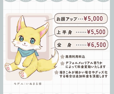 ケモノさん、アニマルさん、ペットのイラスト描きます 商用料込！配信・SNS・グッズ・販促で使える！ イメージ2