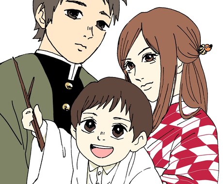 キャラ風に似顔絵描きます お好きなキャラ風の似顔絵です！ イメージ2