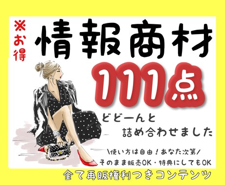 情報コンテンツ盛り沢山あります 使い方あなた次第！全て商材再販権利付き詰め合わせセット✨ イメージ1
