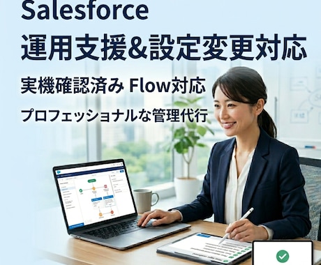 Salesforce運用支援をします 設定変更や管理者補助を丁寧に支援します イメージ1
