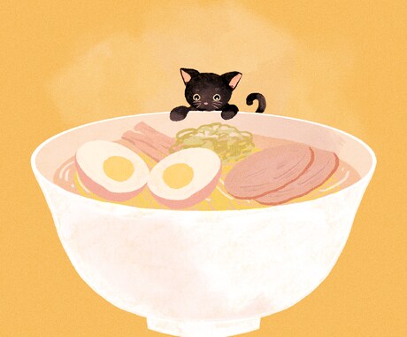 ほんわか系のイラスト描きます 食べ物・植物・人物・動物が得意です イメージ2