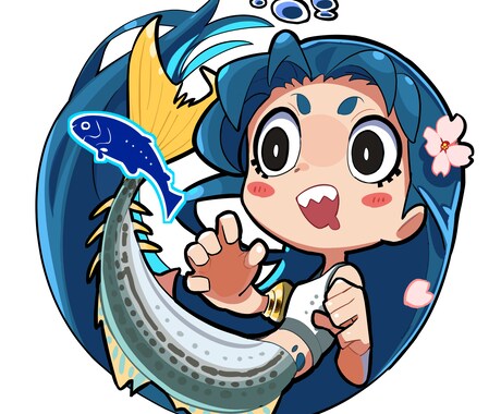 アイコン・SDキャラの作成を行います あなたのキャラクターをSDキャラに！オリジナルも承ります！ イメージ2