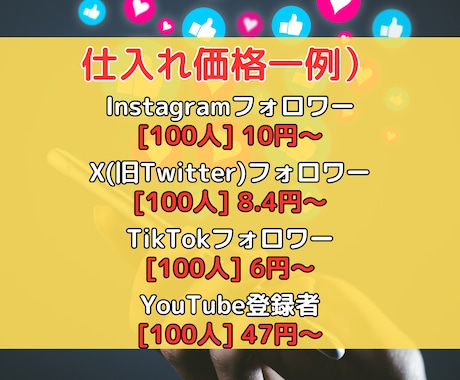 2026年最新！SNS拡散サービス仕入れ先教えます インスタ/Youtube/Twitterを強化する裏ワザ イメージ2