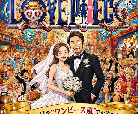 簡単注文！写真を丸投げで人気のオープニング作ります ラブピース！スマホだけで注文出来る！結婚式のオープニングです イメージ1