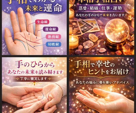 AI精密解析と心に寄り添う手相鑑定をします AI解析と2千字の丁寧な鑑定書を届けます イメージ1