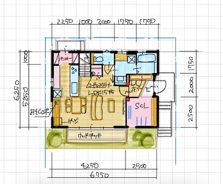 間取りセカンドオピニオンが赤ペンチェックしています ー家づくりご検討の方へー建築士＆ズボラ主婦がズバリ？診断‼ー イメージ2