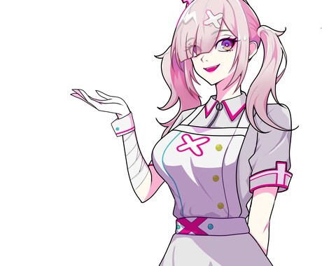 上半身イラスト描きます ポップでカラフルなテイストで制作いたします イメージ2
