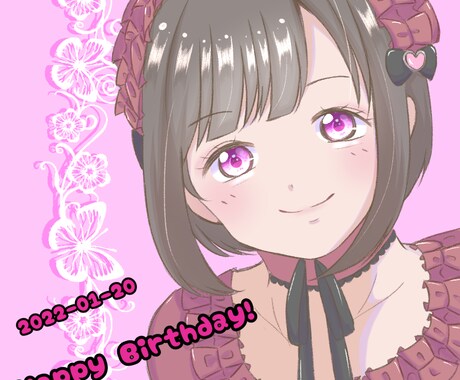 アイドルやコンカフェのあなたの推しを描きます アイコンや生誕イラストにいかがですか？ イメージ2