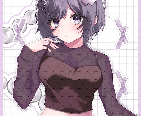 アイコンやサムネ等イラスト描かせて頂きます 明るい雰囲気や、女の子の描写が得意です。 イメージ2