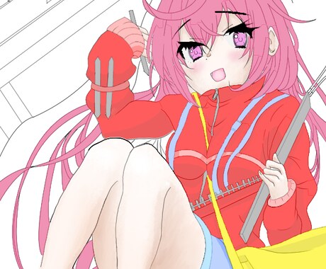 可愛い女の子を描きます 世界観のあるイラストに加えて可愛い女の子や男の子も描けます。 イメージ2