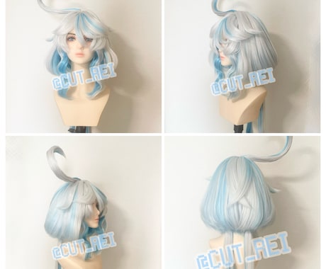 無加工・自撮りで映えるコスプレウィッグを制作します 丁寧なやりとり、丁寧な仕事をさせていただきます！ イメージ2