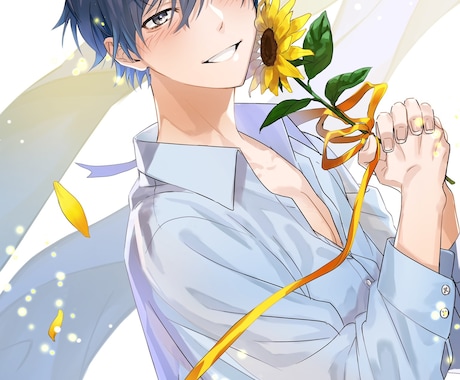 1枚イラスト/アイコン用/ミニキャラなど描きます 男の子が得意です(女の子も描きます)お気軽にご相談ください！ イメージ2