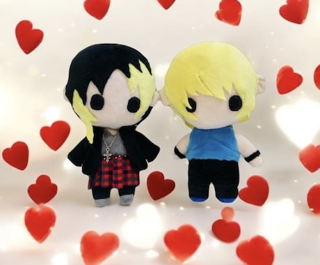 お問合わせ多で休止ぬいぐるみ・推しぬいを制作します 髪の毛・目の刺繍・服（指定デザイン）込み価格！明朗会計！ イメージ2