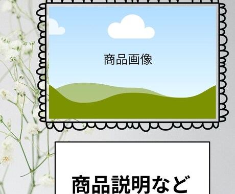 Canvaで、フリマサイト用の出品画像作ります オリジナルで作ります。要望もお答えします。 イメージ1