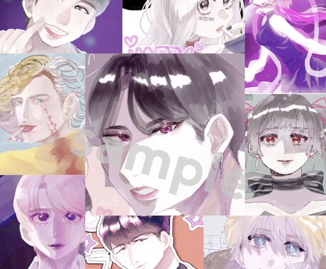 可愛くて美しい絵を提供致します 可愛いくて、綺麗な絵のアイコンやヘッダーなどはいかがですか? イメージ2