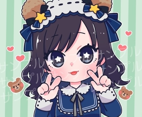 アイコン用イラスト描きます 可愛いポップなデフォルメイラストアイコン制作します！ イメージ2