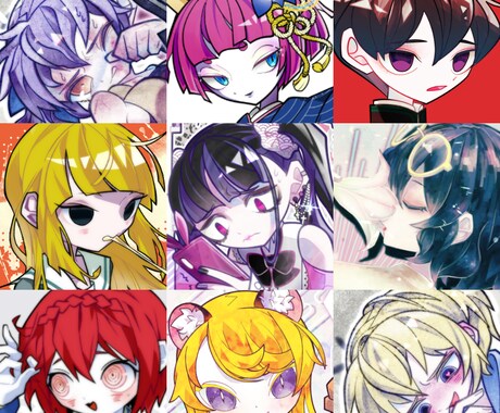 アイコン用のイラストをガチャでお描きします ご自身の一次創作キャラクター、アバターなど イメージ2
