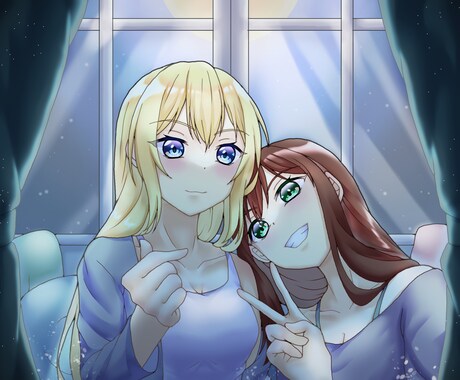 可愛い女の子イラスト描きます 趣味・鑑賞用や挿絵や表紙イラストを描きます イメージ2