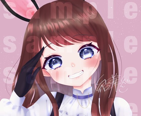 オリジナルイラスト/アイコン/動画のサムネ描きます ご要望通りのイラスト可愛く描きます！ イメージ2