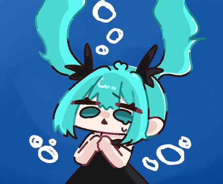 即日も可！！ミニキャラ制作します もちもちとした可愛らしい絵柄が好きな方にぴったりです！ イメージ1