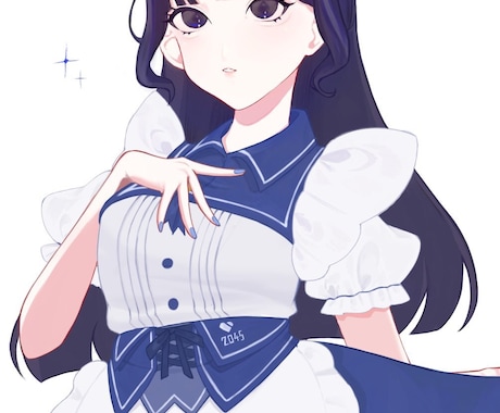 キュートでクールな女の子のイラスト描きます あなただけの可愛い女の子を作るお手伝い！ イメージ1