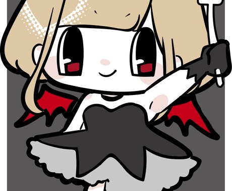 コミック風ミニキャラ描きます グッズ作成◎Youtube素材◎SNSアイコン◎ イメージ1