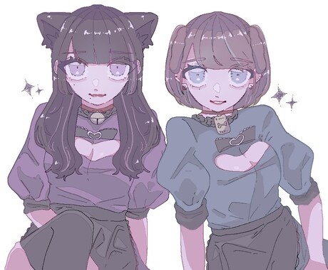 夢絵、アイコン、サムネイル描きます アイコンや夢絵やサムネイル等様々な絵柄でお描き出来ます！ イメージ1