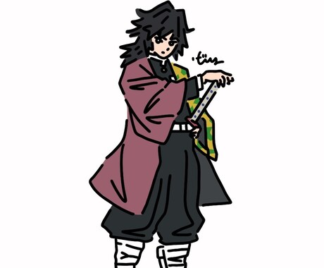 シンプルな線と塗りでイラスト描きます シンプル＆ゆるさが好きな方にオススメです！ イメージ2