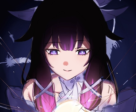 キャラクターデザインや立ち絵などを得意としています