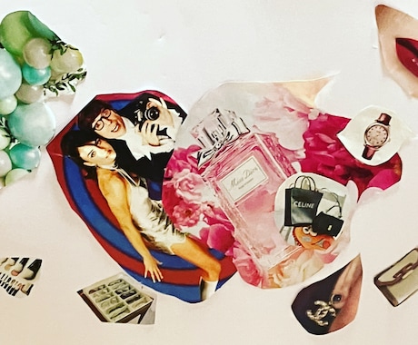 コラージュを使ったセラピーで心のケアをします 雑誌をビリビリ…思い切り破って貼ったら潜在意識が見えてきた！ イメージ1