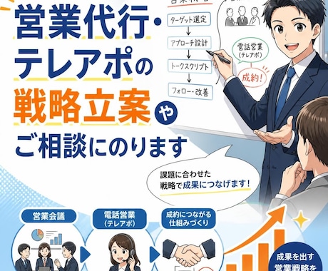 営業代行やテレアポのご相談にのります イメージ1