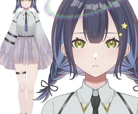 Live2D用パーツ分けイラストを制作します Vtuber活動の第一歩をお手伝いします イメージ2