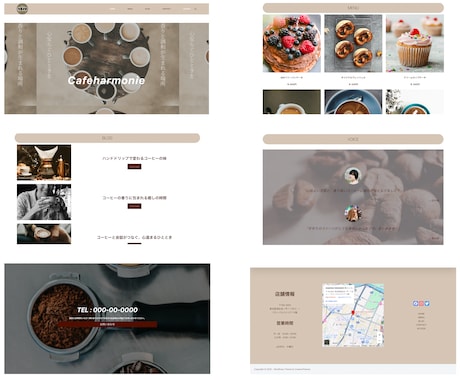 予約システム付きcafeHP制作をお手伝いします 決済機能付きでキャンセル率の減少をお手伝いできます イメージ1
