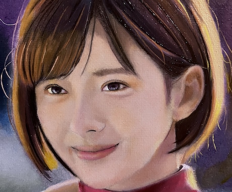 油絵で似顔絵、肖像画を描きます リアルな似顔絵、肖像画を描きます イメージ2