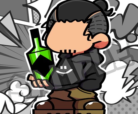 全身OK！ポップでビビッドなコーデイラスト描きます 全身OK！SNS・ブログアイコンプレゼント、記念にもおすすめ イメージ2