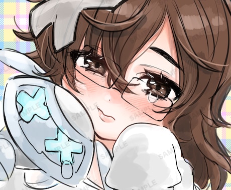 sns用アイコン描きます 商用利用可！かわいいイラストをお届けします！ イメージ1