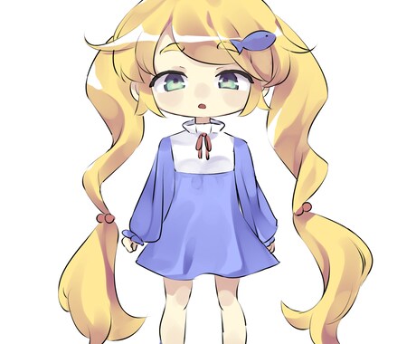 5名限定★可愛いSDキャラ全身イラスト制作します 背景透過・商用利用OK！ミニキャラを丁寧に描きます イメージ2