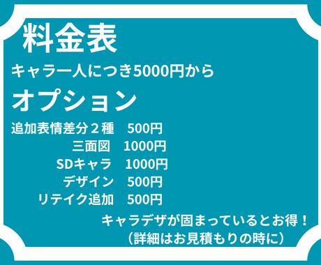 キャラクター立ち絵制作します ゲーム制作、TRPGにキャラクターが必要な方へ イメージ2