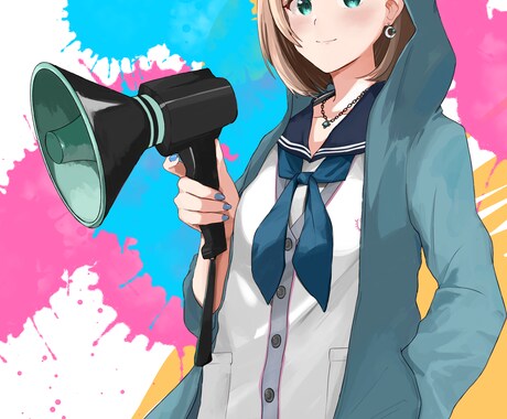 キラキラと輝く表情豊かな作品を提供します 様々な場面でお気軽にご使用できるイラスト イメージ2
