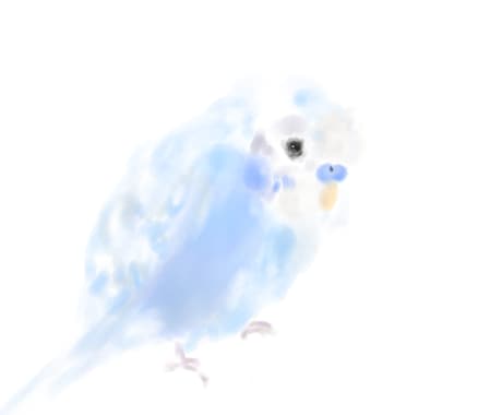 ふわふわ水彩画ぽい動物のイラストを描きます