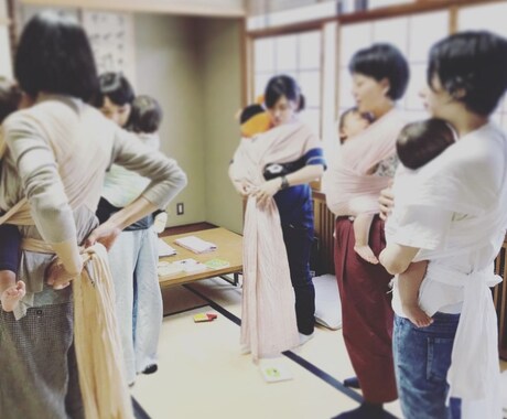 さらし一枚で、おんぶと抱っこができるようになります 薄くて軽く安い さらしをつかって、チャレンジしてみませんか？ イメージ2