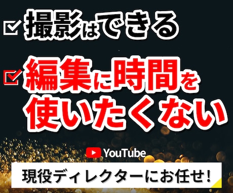 初心者・企業・ビジネス系まで幅広く対応します 現役ディレクターが視聴維持率を意識した「見られる動画」に! イメージ1
