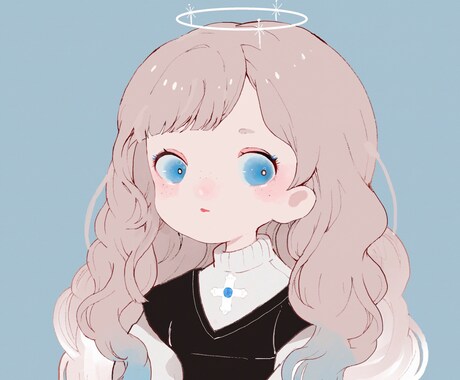 ふんわりした雰囲気のアイコン、イラスト描きます アイコン、挿絵、その他イラストを可愛くしたい方におすすめです イメージ2