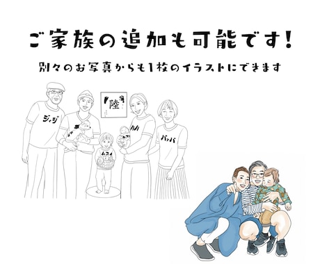 お子様の写真をより思い出に残るイラストにします 写真とは違う形で成長を残しませんか？プレゼントにもおすすめ！ イメージ2