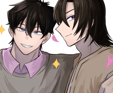 夢絵やキャラ二次創作を描きます キャラの特徴を掴んで絵を描きます♡ イメージ1