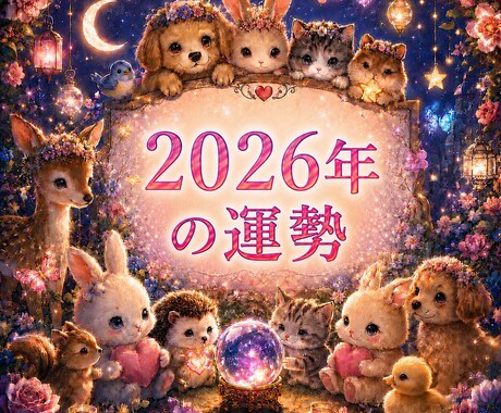 2026年の運勢　霊視であなたの一年の流れ視ます 即日鑑定　これから始まる一年、何が起きて・何が変わるのか イメージ1