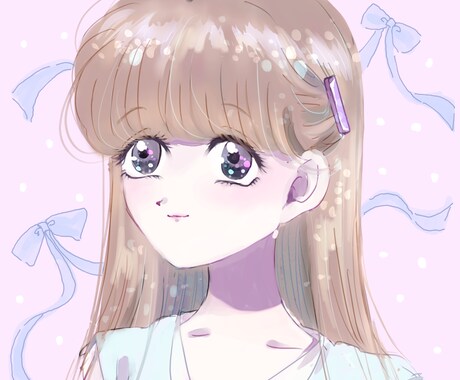 SNSで使える！キラキラかわいいアイコン制作します 個性のあるかわいいアイコンはいかがですか？ イメージ2