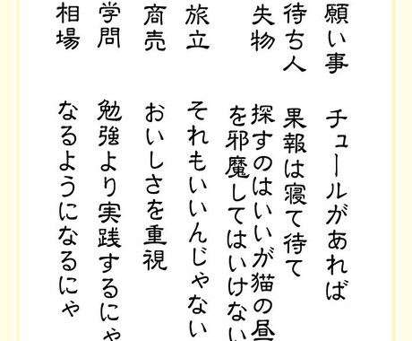 おみくじ2020年運勢　ねこみくじ送ります 猫はなんでも知っている！猫好きのためのおみくじ イメージ2